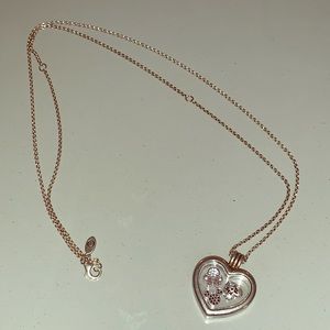 Pandora floating heart locket necklace